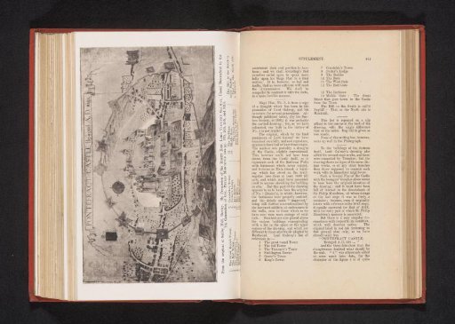 Reproduction of a Map of Pontefract during the Siege of Pontefract