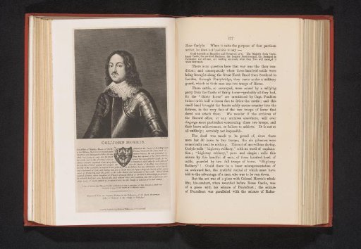 Reproduction of a print of a portrait of John Morris