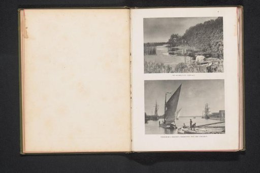 View of Salhouse Broad with a man in a rowing boat