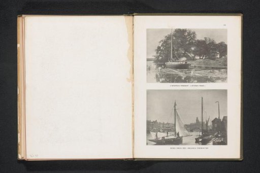 View of Great Yarmouth with a sailing boat entering