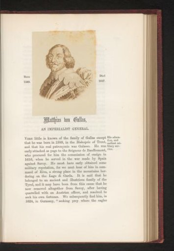 Photographic reproduction of a portrait of Matthias Gallas