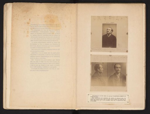 Portrait of an Unknown Man and Front and Side Views of an Unknown Man