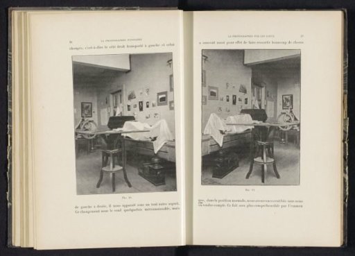 Interior with a table