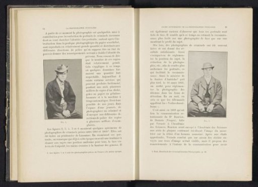 Portrait of a male criminal with a hat