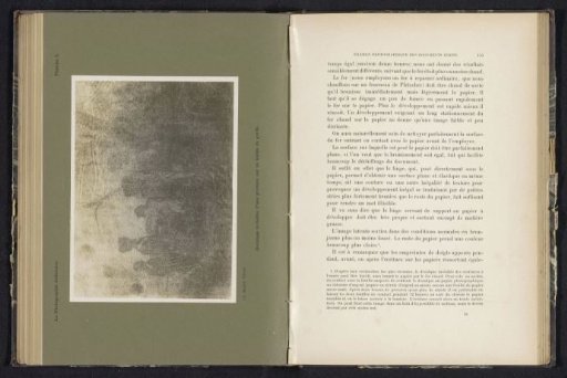 Invisible, transferred layer of an engraving on the flyleaf