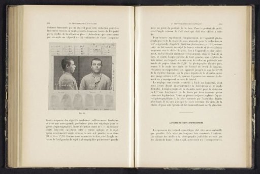 File of a man with fingerprints and portraits