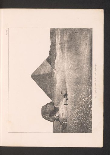 View of the Pyramid of Cheops and the Sphinx of Giza