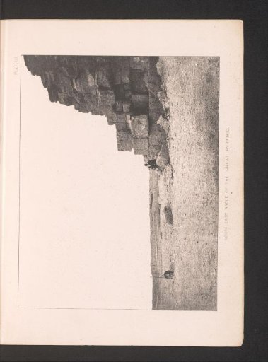 View of the northeast corner of the Pyramid of Cheops