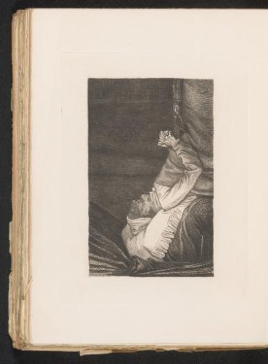 Photographic reproduction of La chambre mortuaire by Auguste Danse