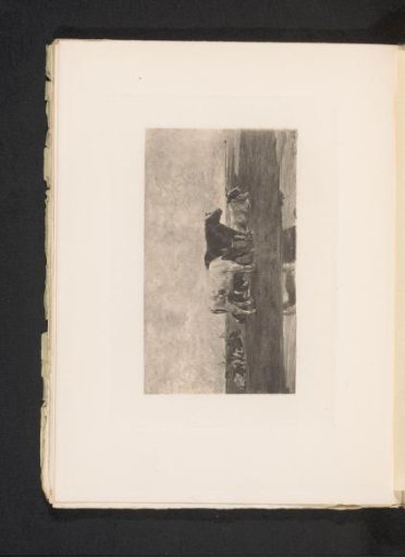 Photographic reproduction of L'Escaut à Austruweel by Alfred Verwée