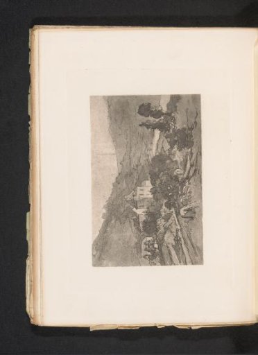 Photographic reproduction after the watercolour La forge Roussel by Louise Heger
