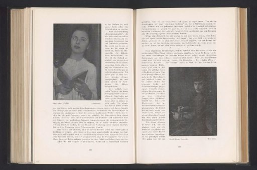 Portrait of an unknown woman with a book