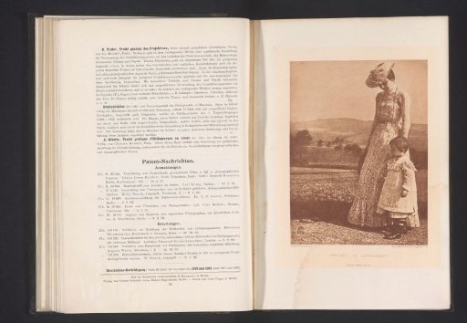 Woman with child in the landscape