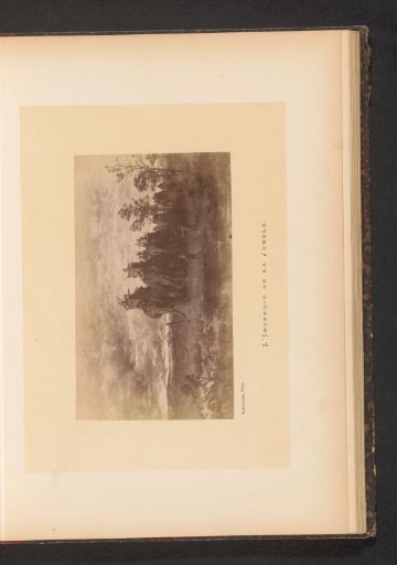 Photographic reproduction of L'Incendie de la Jungle by Jean Baptiste Robie