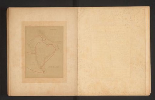Photographic reproduction of a map of India