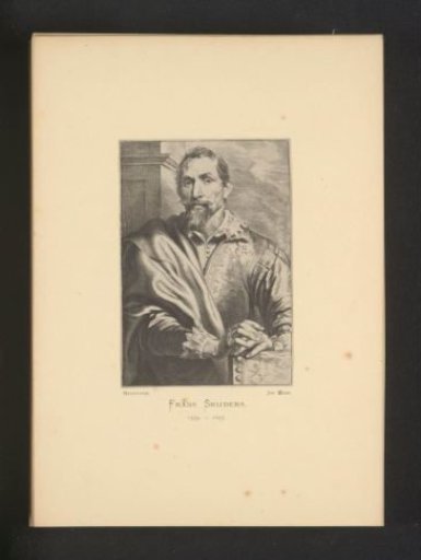 Reproduction of an engraving of a portrait of Marten Pepijn by Anthony van Dyck