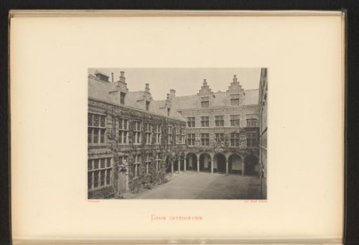 Courtyard of the house of Christoffel Plantijn
