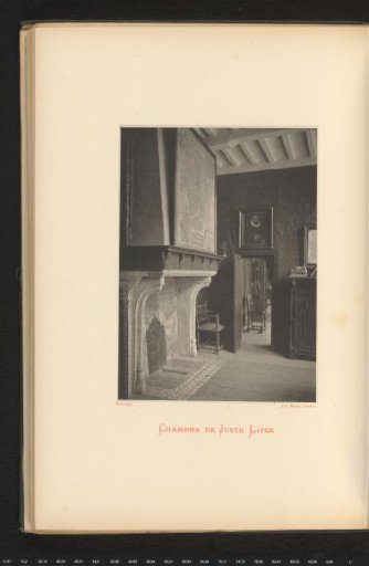 Interior of Lipsius' room in the house of Christoffel Plantijn