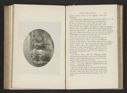 Photographic reproduction of an illustration by Thomas Stothard for The Pilgrim's Progress from This World to That Which Is to Come by John Bunyan