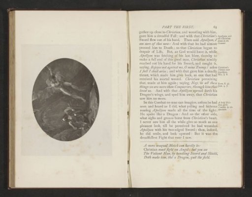 Photographic reproduction of an illustration by Thomas Stothard for The Pilgrim's Progress by John Bunyan