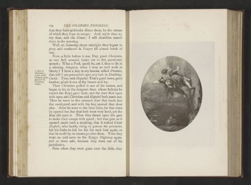 Photographic reproduction of an illustration by Thomas Stothard for The Pilgrim's Progress by John Bunyan