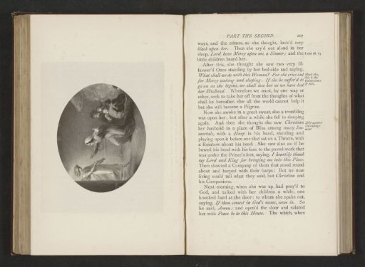 Photographic reproduction of an illustration by Thomas Stothard for The Pilgrim's Progress from This World to That Which Is to Come by John Bunyan