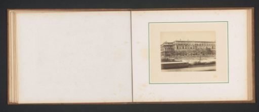 View of the Court of Audit in Paris after the fire by the Paris Commune