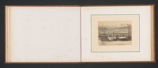 View of the remains of the Colonne Vendôme in Paris after the Paris Commune