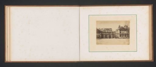 View of the Palais-Royal in Paris after the fire by the Paris Commune