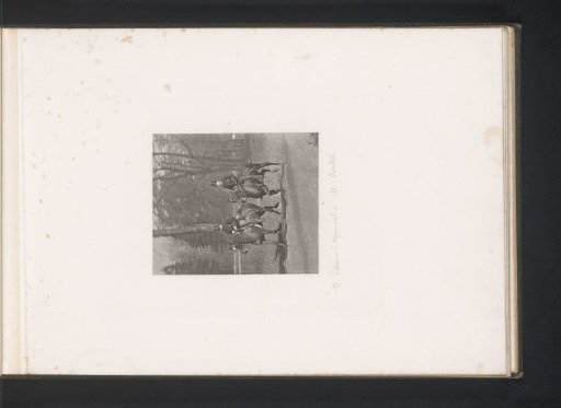 Two gentlemen on horseback