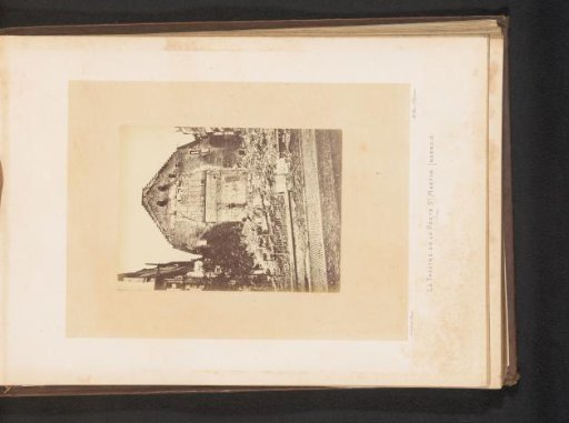 View of the Théâtre de la Porte Saint-Martin in Paris after the fire by the Paris Commune