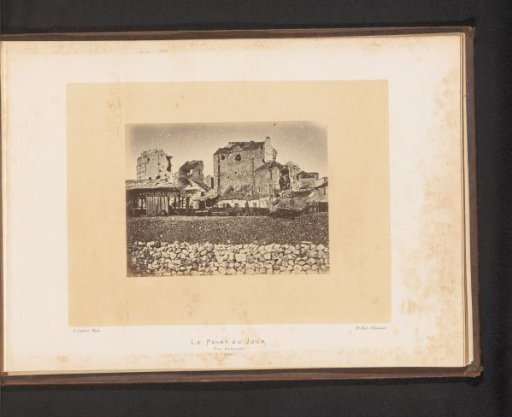 View of Point du Jour in Paris after the fire by the Paris Commune