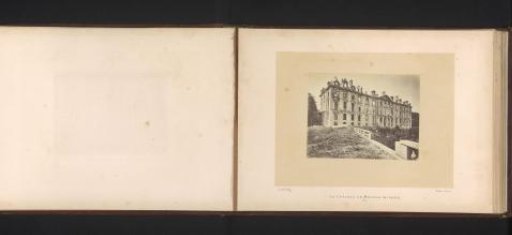 View of the Château de Meudon after the fire by the Paris Commune