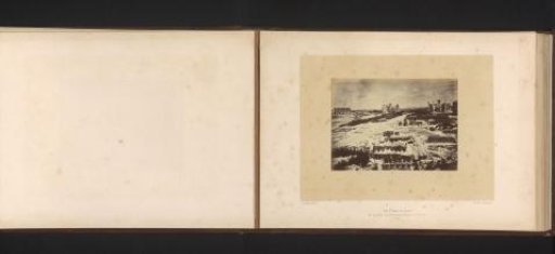 View of Fort d'Issy in Issy-les-Moulineaux after the destruction by the Paris Commune