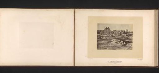View of Fort de Montrouge in Arcueil after the destruction by the Paris Commune