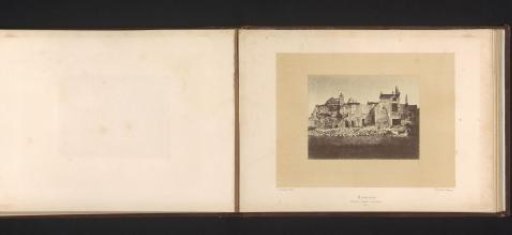 View of Maison Lemaitre in Bobigny after the destruction by the Paris Commune