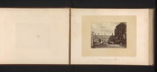 View of the Château of Saint-Cloud after the fire by the Paris Commune