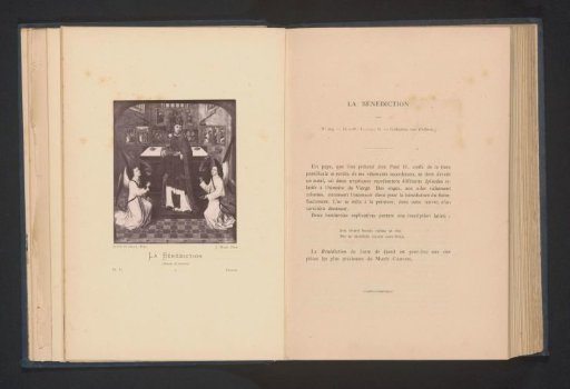 Reproduction of The Blessing by Justus van Gent
