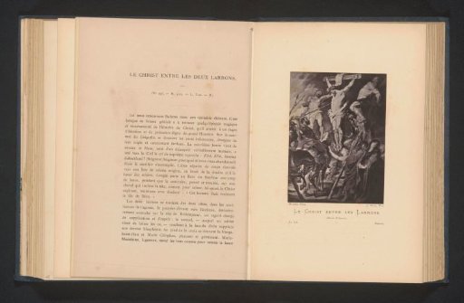 Reproduction of Christ on the Cross between the Two Thieves by Peter Paul Rubens