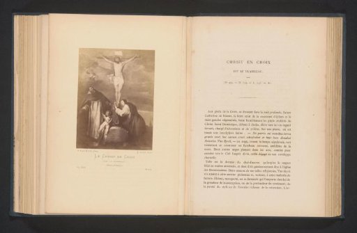Photographic reproduction of Christ on the Cross with Saint Catherine of Siena, Saint Dominic and an Angel by Anthony van Dyck