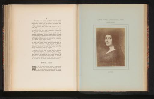 Photographic reproduction of a self-portrait by Raphael