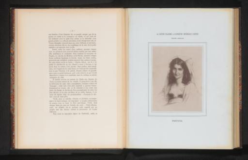 Photographic reproduction of a portrait of an unknown woman