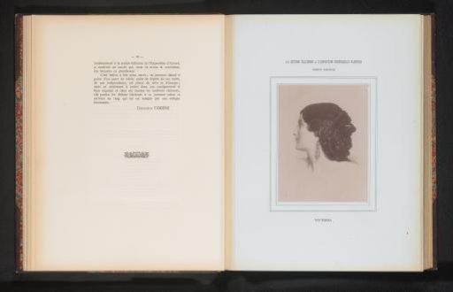 Photographic reproduction of a portrait of an unknown woman