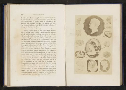Fourteen reliefs with portraits and profiles