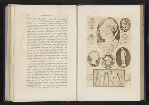 Ten reliefs and a sculpture