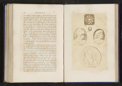Four relief portraits and a medal