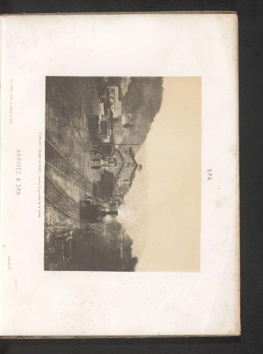 View of the railway station in Spa, Belgium