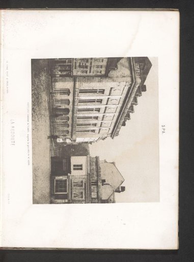 View of the casino La Redoute in Spa, Belgium