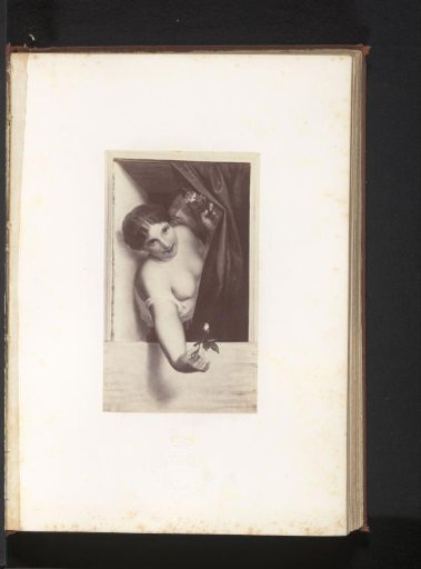 Photographic reproduction of The Rosebud by Antoine Wiertz