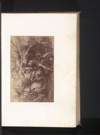 Photographic reproduction of The Homeric Wrestling by Antoine Wiertz